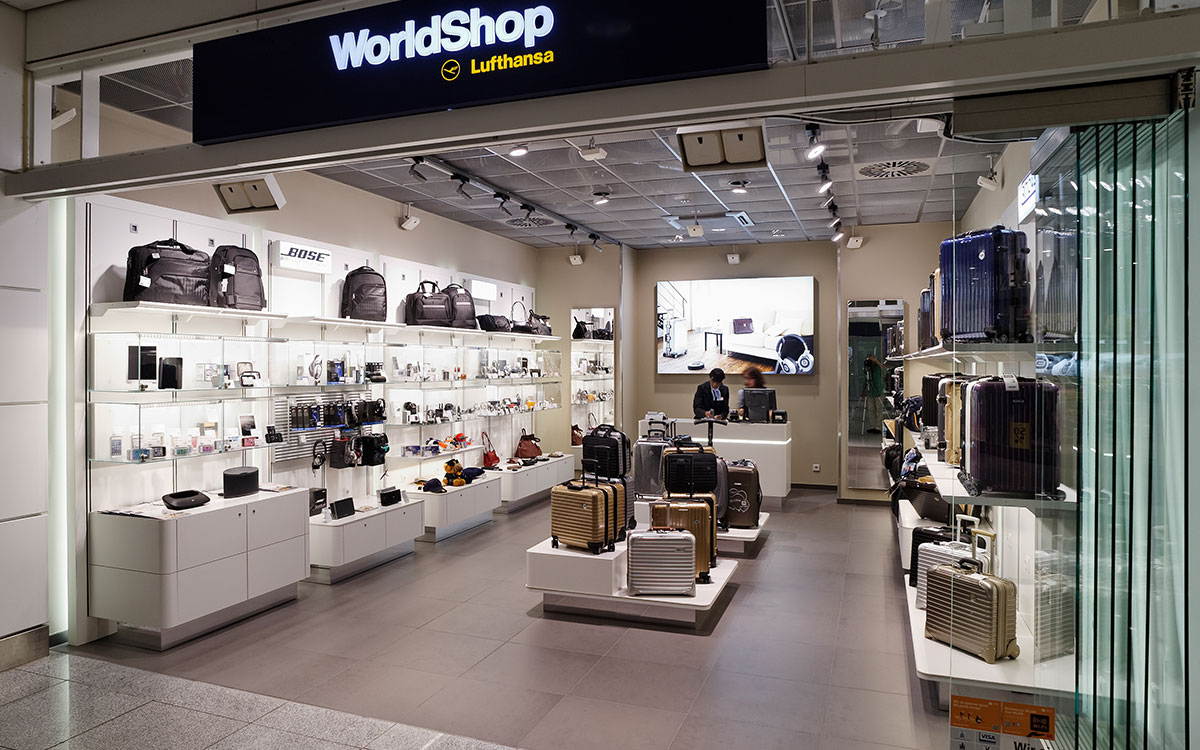 Münch+Münch Projekt Lufthansa WorldShop Flughafen München - Totale Store